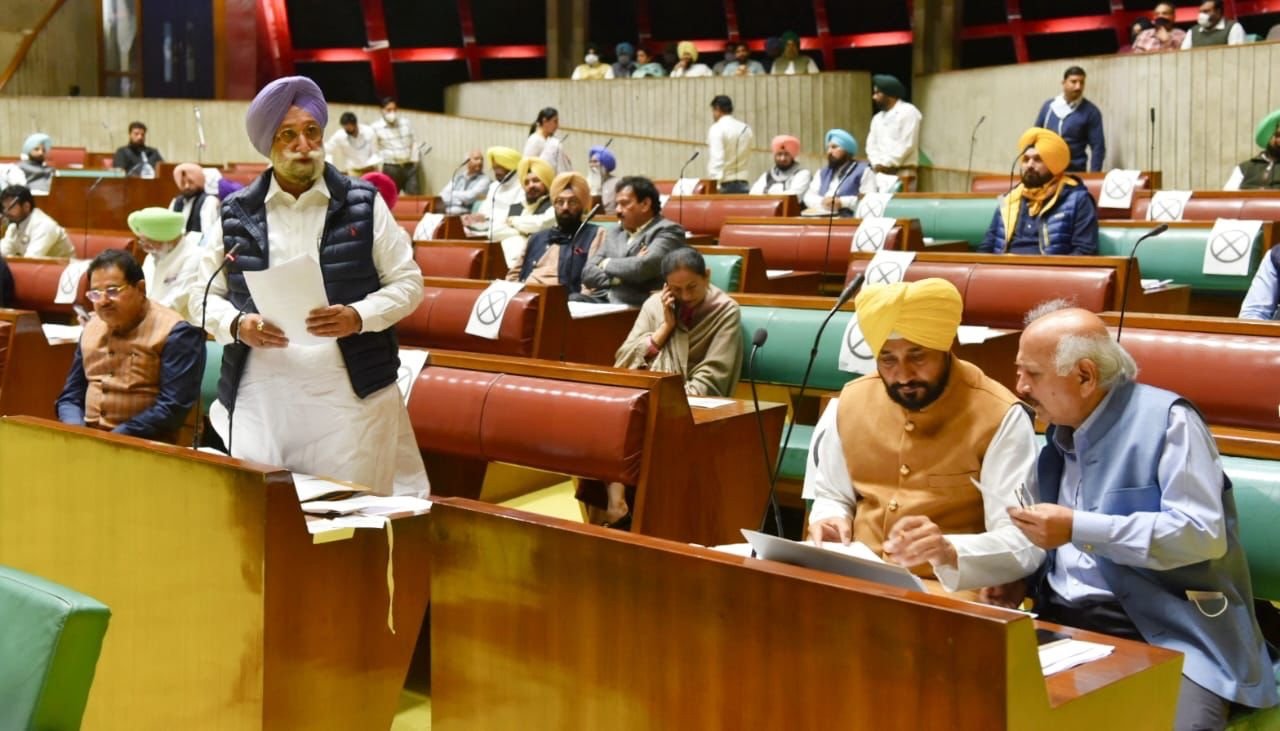 ਉਪ ਮੁੱਖ ਮੰਤਰੀ ਸੁਖਜਿੰਦਰ ਸਿੰਘ ਰੰਧਾਵਾ ਵੱਲੋਂ ਪੰਜਾਬ ਵਿਧਾਨ ਸਭਾ ਵਿੱਚ ਪੇਸ ਪ੍ਰਸਤਾਵ