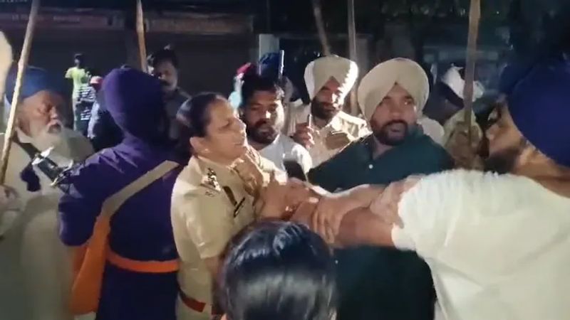 ਲੇਡੀ ਸ਼ੋਨ; ਨਿਹੰਗਾਂ ਵਿਚਾਲੇ ਝੜਪ ਰੋਕਣ ਪਹੁੰਚੀ ਸੀ ਪੁਲਿਸ