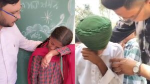 ਅਧਿਆਪਕ ਨਹੀਂ, ਪਰਿਵਾਰ ਦਾ ਜੀਅ: ਜਦੋਂ ਪਿਆਰੇ ਮਾਸਟਰ ਦੀ ਬਦਲੀ ’ਤੇ ਛਲਕ ਪਈਆਂ ਮੰਡਾਲਾ ਪਿੰਡ ਦੇ ਬੱਚਿਆਂ ਤੇ ਮਾਪਿਆਂ ਦੀਆਂ ਅੱਖਾਂ