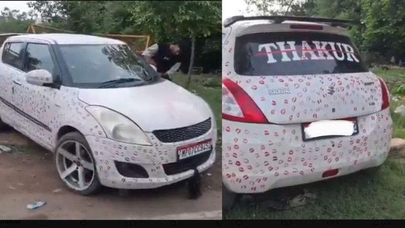 ਵਾਇਰਲ ਵੀਡੀਓ: 3400 Kisses È ਿਸ਼ਾਨ ਬਣ ਬਣਵਾਉਣ ਵਾਲੇ ਨੂੰ ਪੁਲੀਸ ਨਇ ਖੁਦ ਸਾਫ਼ ਕਰਨੇ ਪਏ ਨਿਸ਼ਾਨ