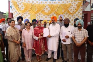 ਜਿਆਸਪੁਰਾ ਨੇ ਆਂਗਨਵਾੜੀ ਵਰਕਰਾਂ ਨੂੰ ਨਿਯੁਕਤੀ ਪੱਤਰ ਵੰਡੇ: