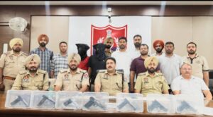 ਪਟਿਆਲਾ ਪੁਲੀਸ ਵੱਲੋਂ ਸੱਤ ਪਿਸਤੌਲਾਂ ਸਮੇਤ ਦੋ ਗ੍ਰਿਫ਼ਤਾਰ