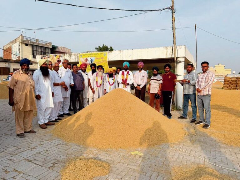 ਈਸੜੂ ਦਾਣਾ ਮੰਡੀ ਵਿੱਚ ਝੋਨੇ ਦੀ ਖਰੀਦ ਸ਼ੁਰੂ