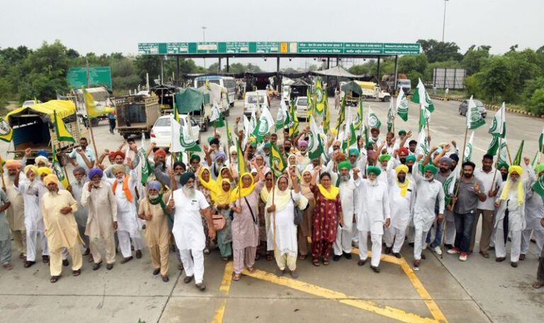 Protesto de agricultores de Punjab: Protesto contra o governo de Punjab; Limite de idade de 9 anos: Etapas:
